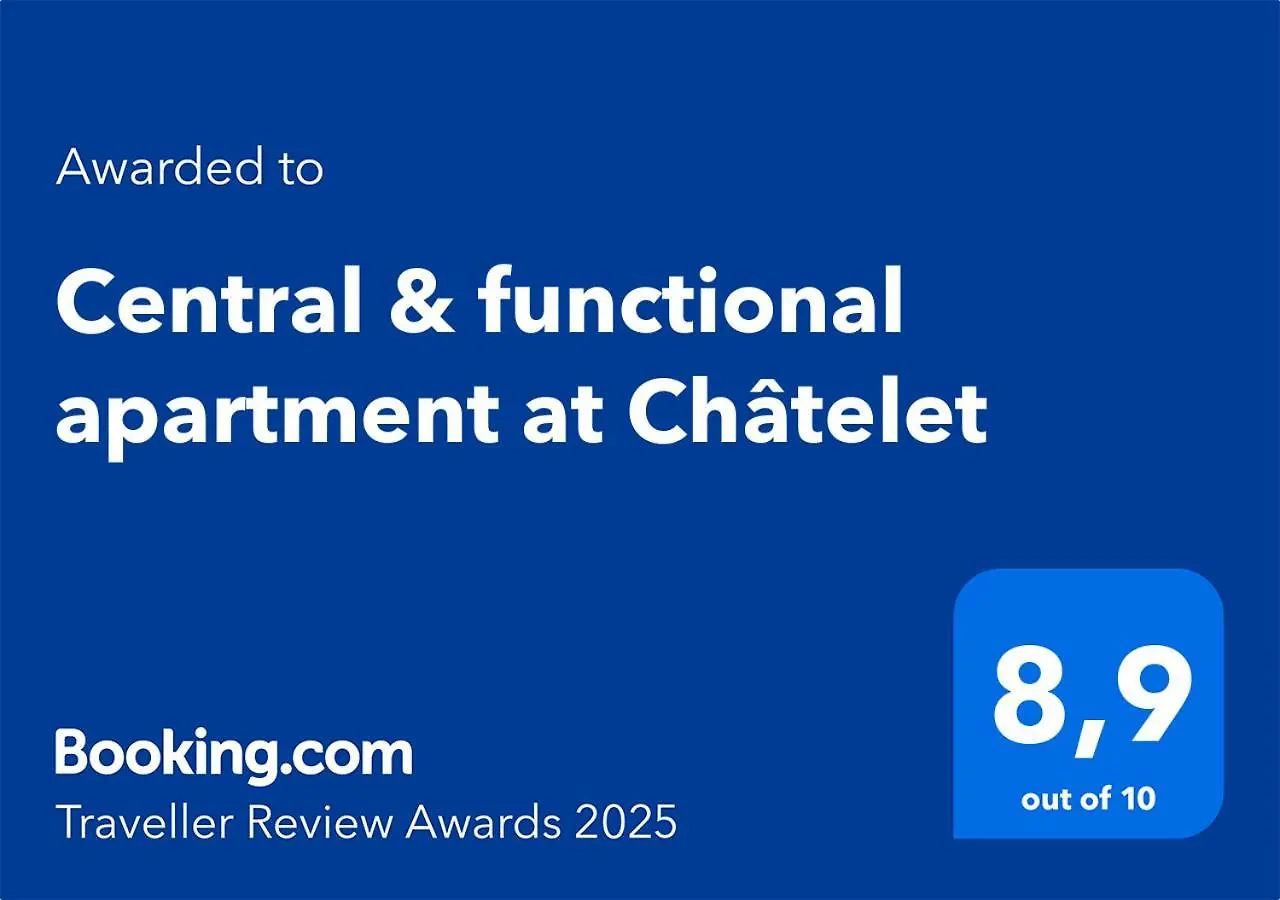 Central & Functional Apartment At Chatelet